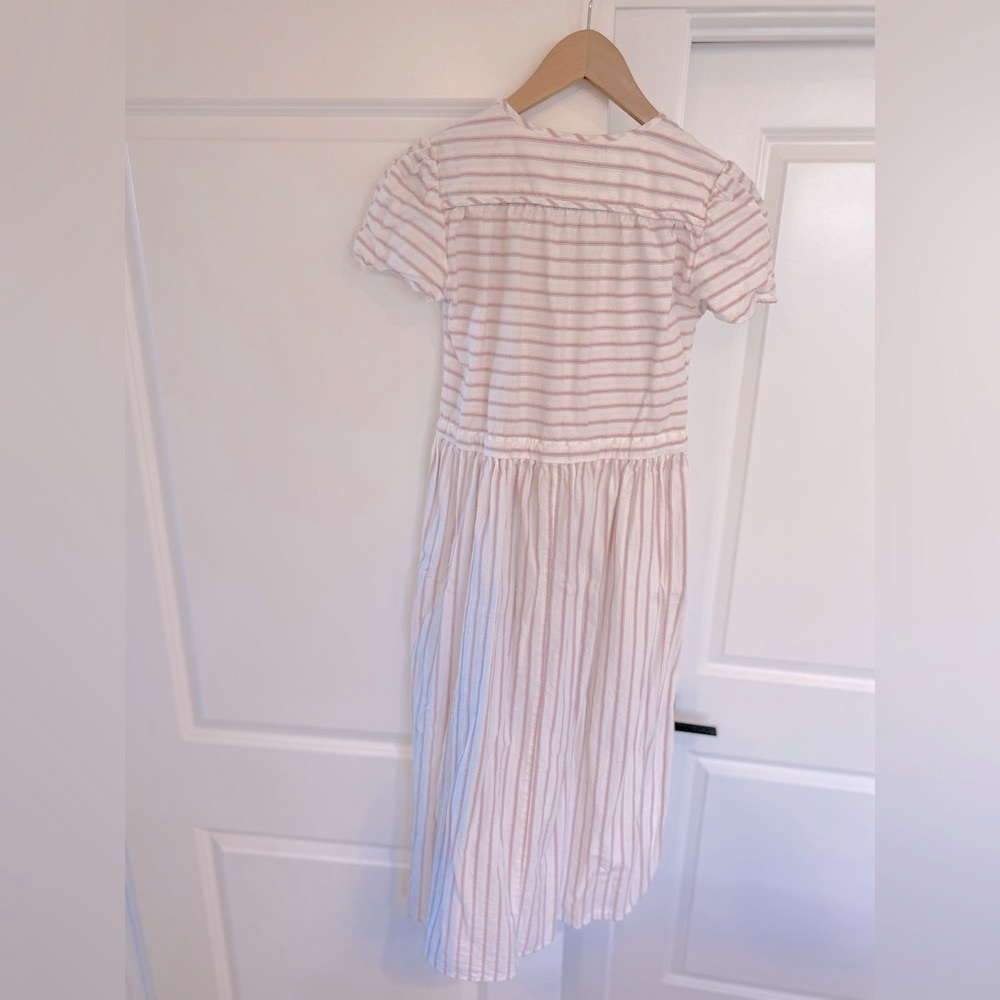 🚨 S O L D 🚨 Christy Dawn “washed thulian embroidered striped”, stripe dress xs - Picture 9 of 12